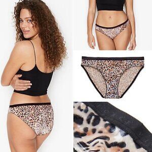 New Victoria's Secret Velvet Leopard Panty